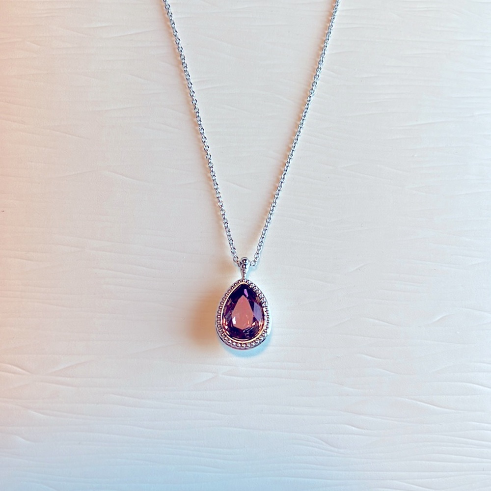 Swarovski pink necklace. Never really worn.